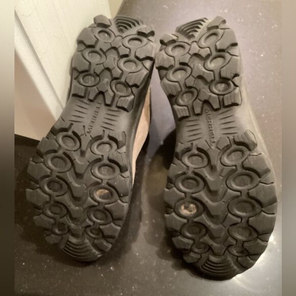 MERRELL WOMENS SIZE 7 TAUPE BROWN WINTER MOC 3 SNOW SHOE WATERPROOF OUTDOOR - Picture 8 of 9